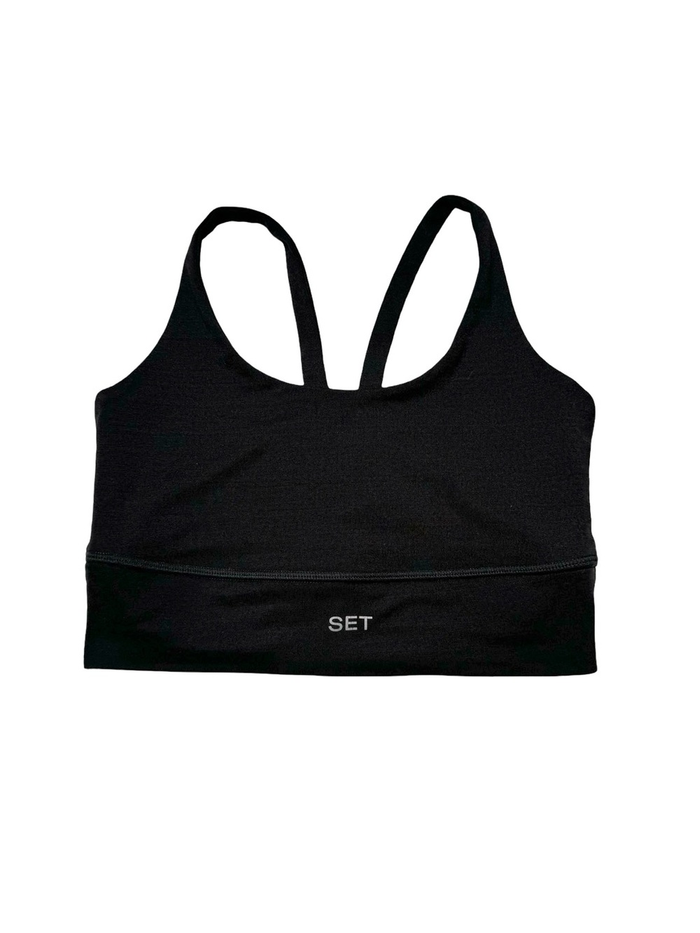 SET Active | Black Racerback Sports Bra Small